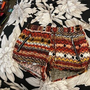 Multi color soft material shorts